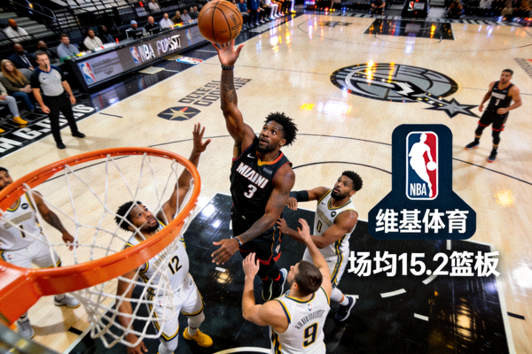NBA季后赛篮板王球员抢下篮板球，维基体育展示场均篮板数据